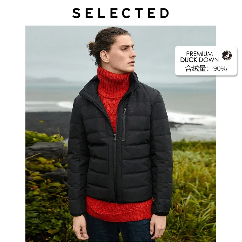 

SELECTED Men's Winter Zip-through Down Jacket S|419412514