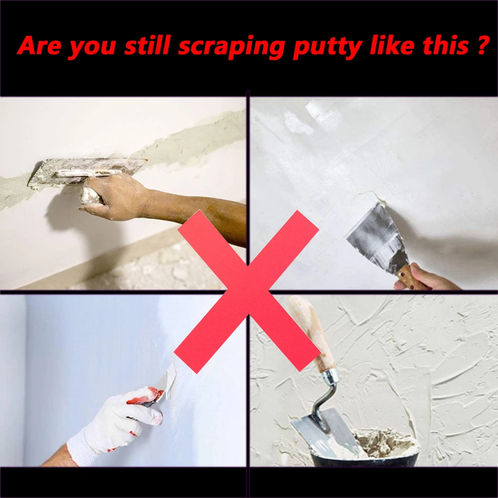 

Putty Knife Wall Plastering Tools Painting Finishing Skimming Blades Stainless Steel Building Tool Drywall Smoothing Spatula