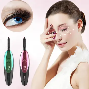 

Usb 3D Electric Heated Long Lasting Eyelash Perming Usb 3D 2 Pen Eyelashes Colors Curling Brush Extension Rechargeable Eyel O9X6