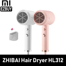 Xiaomi zhiбаи HL312 мини Анион Фен портативный быстросохнущие инструменты для волос 2 скорости контроль температуры фен для путешествий