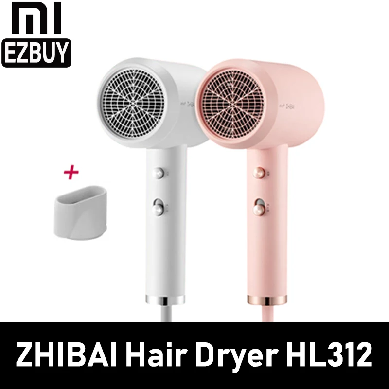 Xiaomi zhiбаи HL312 мини Анион Фен портативный быстросохнущие инструменты для волос 2