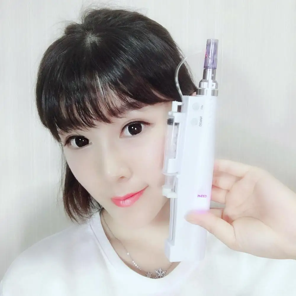 Электрический инжектор Hydra Aqua Derma перезаряжаемый MTS для мезотерапии|Мезороллер| |