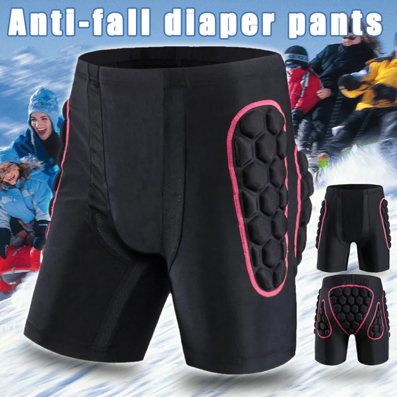 New Men Women Hip Butt Protection Padded Shorts for Snowboarding Riding