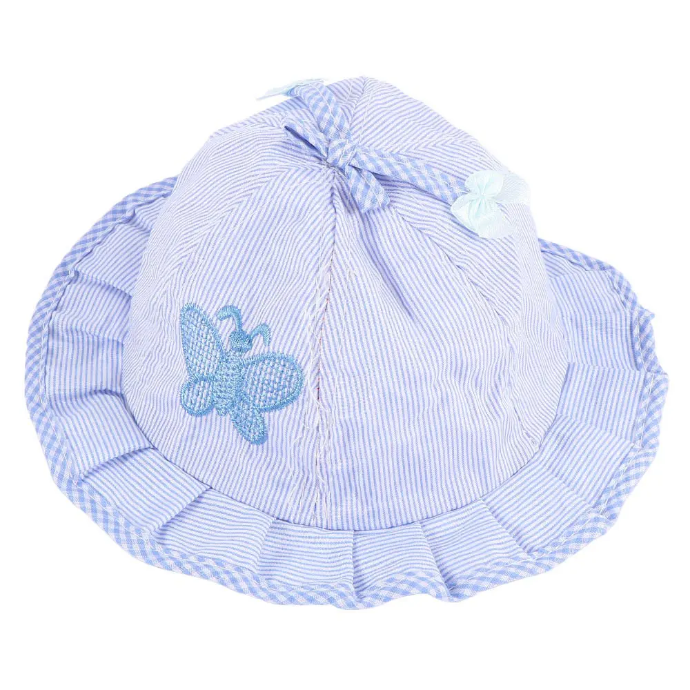 Kinder Baumwollmischung Baby Caps Bow-Knot Infant Butterfly Sommer Sonnenhut 