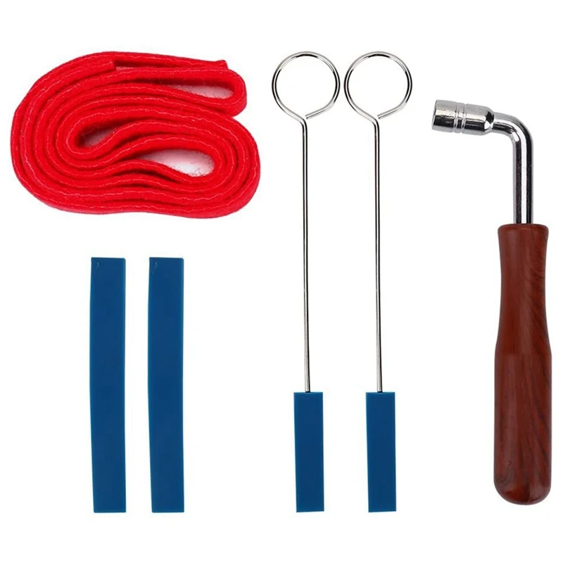 6 Pcs Piano Tuning Kit Simple Tool Mute Hammer DIY Set for | Спорт и развлечения