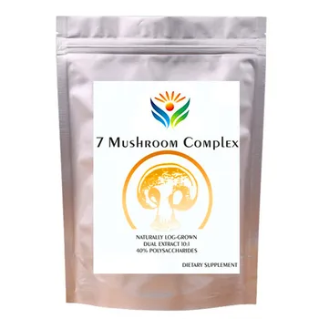 

Mushroom Complex Extract Powder Chaga Cordyceps Reishi Lion's Mane Maitake Turkey Tail Shiitake