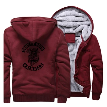 

Men's Game Of Thrones King In The North Coat Thick Hoodie Sweatshirt Zipper Men Streetwear 2019 Winter Hoodies Warm