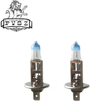 2 шт. H1 12В 55 Вт 4300-5000 К автомобильный головной лампы Супер яркий белый туман светильник s галогенные лампы высокого Мощность головной светильник источник