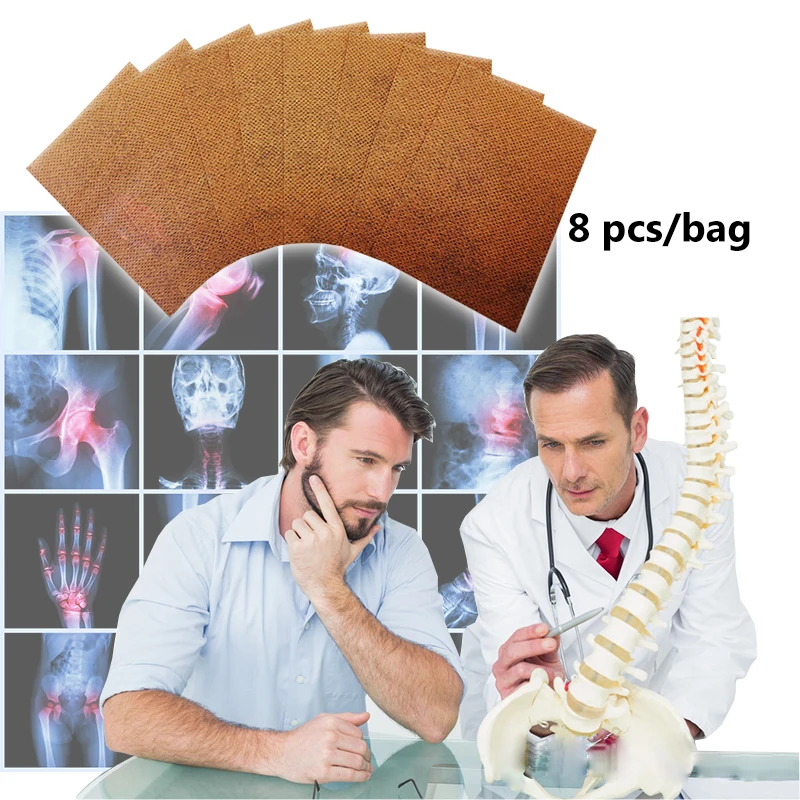 48pcs/6bags Chinese Medical Tiger Balm Joint Pain Patch Killer Body Back Relax Neck Back Body Pain Massage Pain Plaster A199