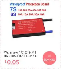 6S 7S 30A литий-ионный аккумулятор Защитная плата 60A пиковая lipo BMS 18650 6 7 ячеек mos для автомойки электрическая дрель