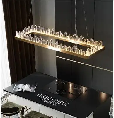 Crystal chandelier restaurant bar aisle entrance modern post-modern model house villa Nakajima personality pendant lamp | Лампы и