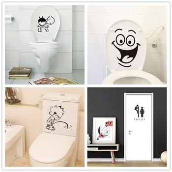 

Bathroom Wall Stickers Home Decoration Removable Wall Decals For Toilet Sticker Decorative Paste Home Decor Wall Art Mural Pos