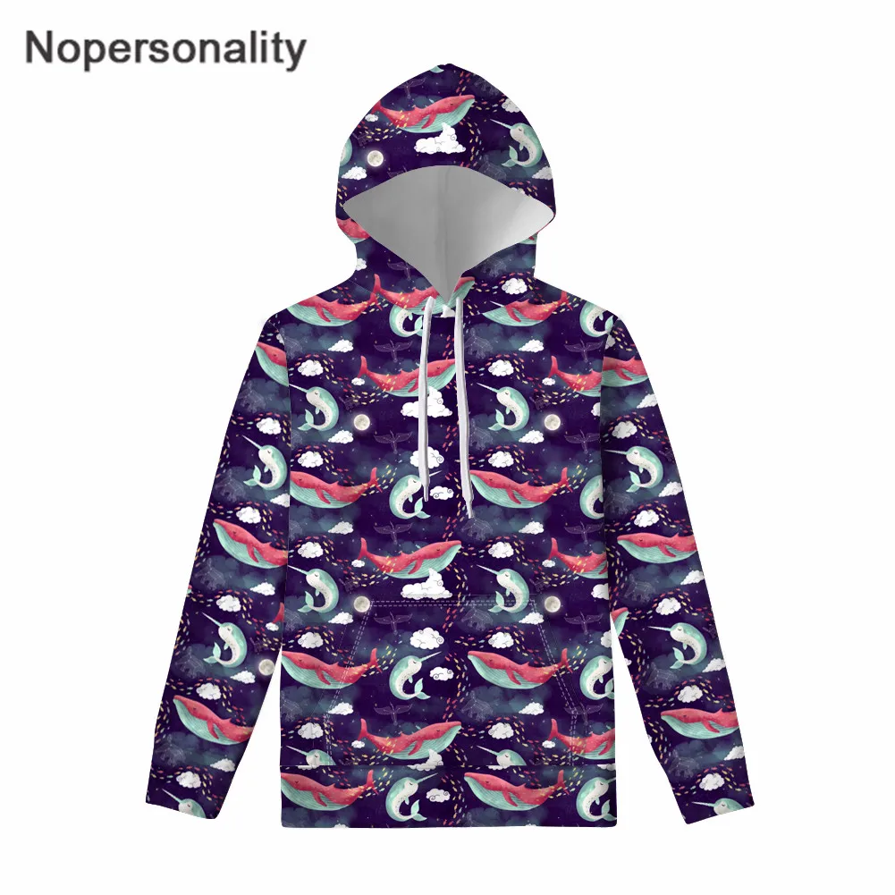 Nopersonality Повседневный пуловер с длинным рукавом кофты Топы женские собачьи лапы зимние женские свободные толстовки с передним карманом - Цвет: Z4868Z72W