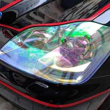 

Chameleon style Headlight sticker Color Changing Lights Film Waterproof