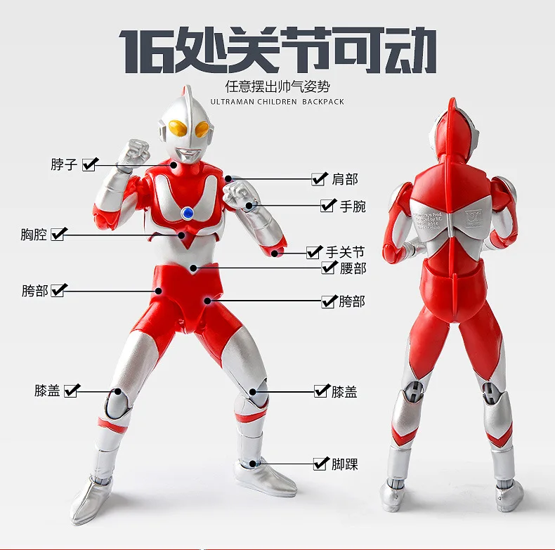Подлинная Ultraman мульти-подвижная Вселенная Отт Ace Severn Taylor игрушка