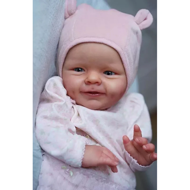 22inch Reborn Doll Kit Popular Shaya Sweet Face Soft Touch Unpainted Unfinished Doll Parts with Certificate Fresh Color Bebe Toy