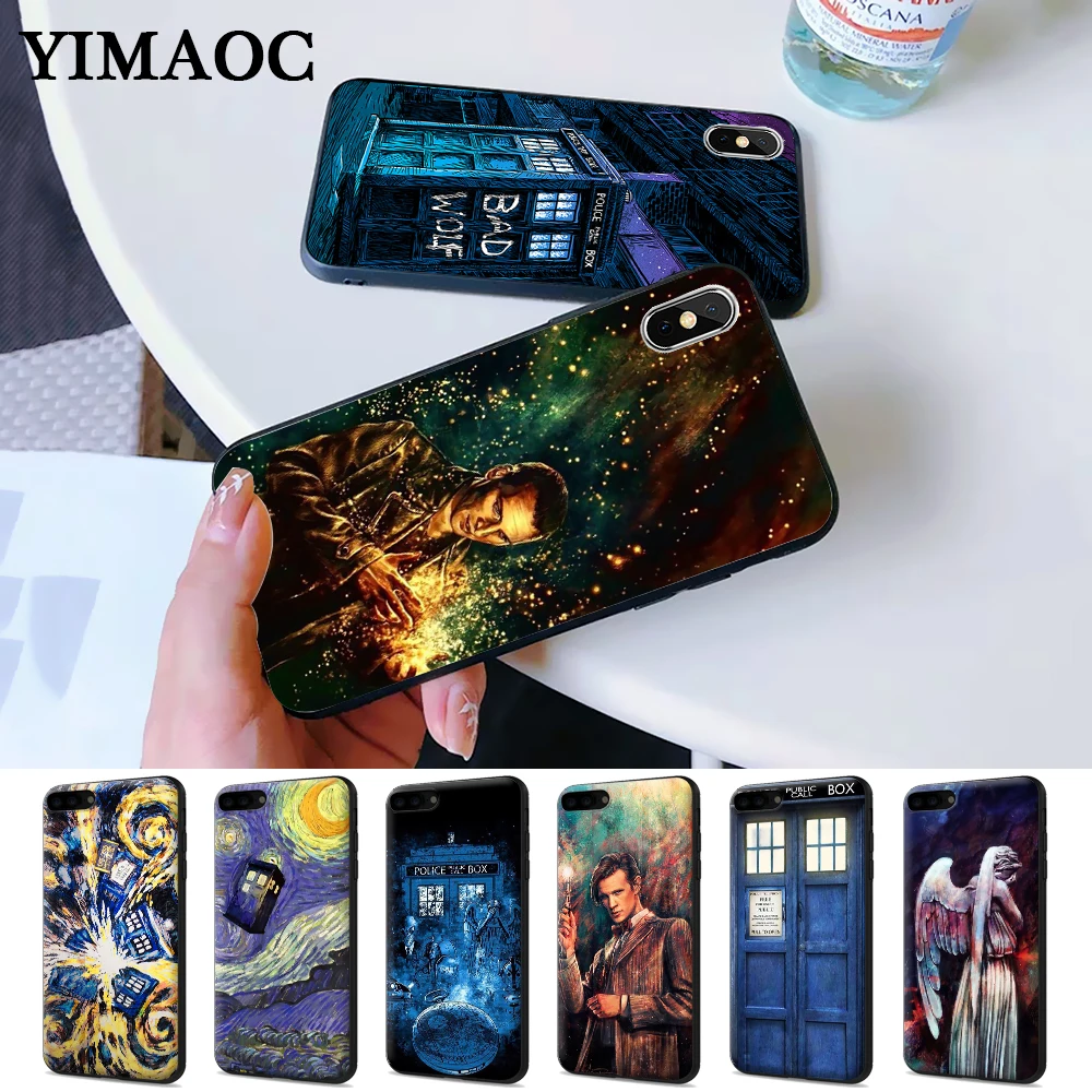 

Tardis Box Doctor Who On Sale Silicone Case for iPhone 5 5S 6 6S Plus 7 8 X XS Max XR