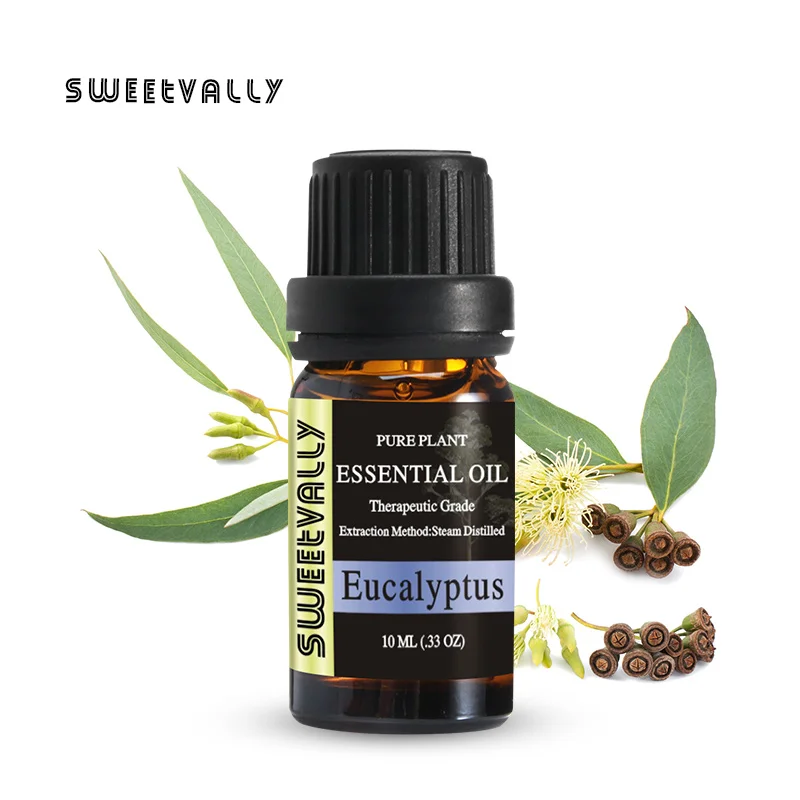 

10ml Eucalyptus Essential Oil Natural Plant Aromatherapy Fragrance Relaxing Essential Oils for Home Air Humidifier Freshener