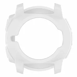 Premium Silicone Watch Band with TPU Soft Cover and Screen Protector (White case)