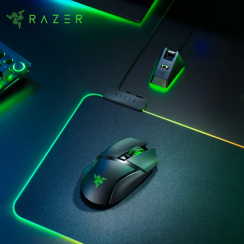 Razer Mouse Chroma Dock Dock Doca Magnética com Status de Carga Iluminação Rgb Cromada Pés Gecko Antiderrapantes - Imagem 4