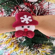 2 шт браслет на Рождество Рождественский подарок для детей украшения игрушки на год клипсы кольца для детей