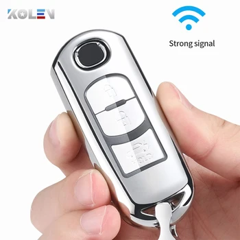 Coperture chiave a distanza del supporto della copertura di caso dell'automobile molle di TPU per Mazda 2 3 5 6 Atenza Axela Demio CX-3 CX-5 CX5 CX7 CX-9 accessori di Fob - Coperture chiave a distanza del supporto della copertura di caso dell automobile molle di TPU