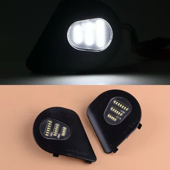 

CITALL 2pcs Left & Right Side LED Mirror Puddle Lights Lamps Fit For Dodge Ram 1500 2500 3500 4500 5500