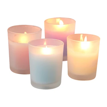 

Creative Fragrance Candle Valentines Day Birthday Smokeless Glass Candle Romantic Indoor Bedroom Velas Home Decoration EB50LZ