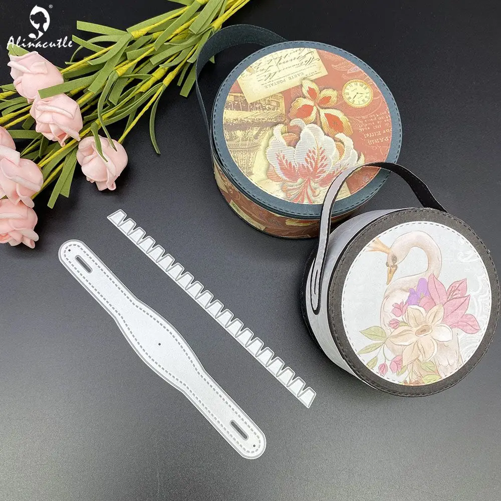 Card-Punch Art-Cutter Die-Cut Craft Gift-Box Scrapbooking Paper Borders-Handle Metal