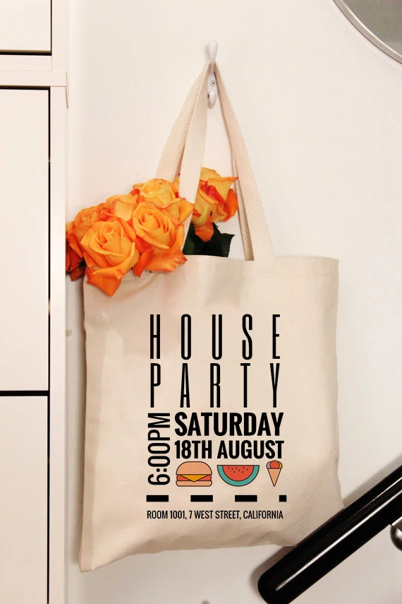 Оригинальная женская сумка с буквенным принтом, Экологичная хлопковая Холщовая Сумка с логотипом, многоразовые складные сумки на молнии для покупок