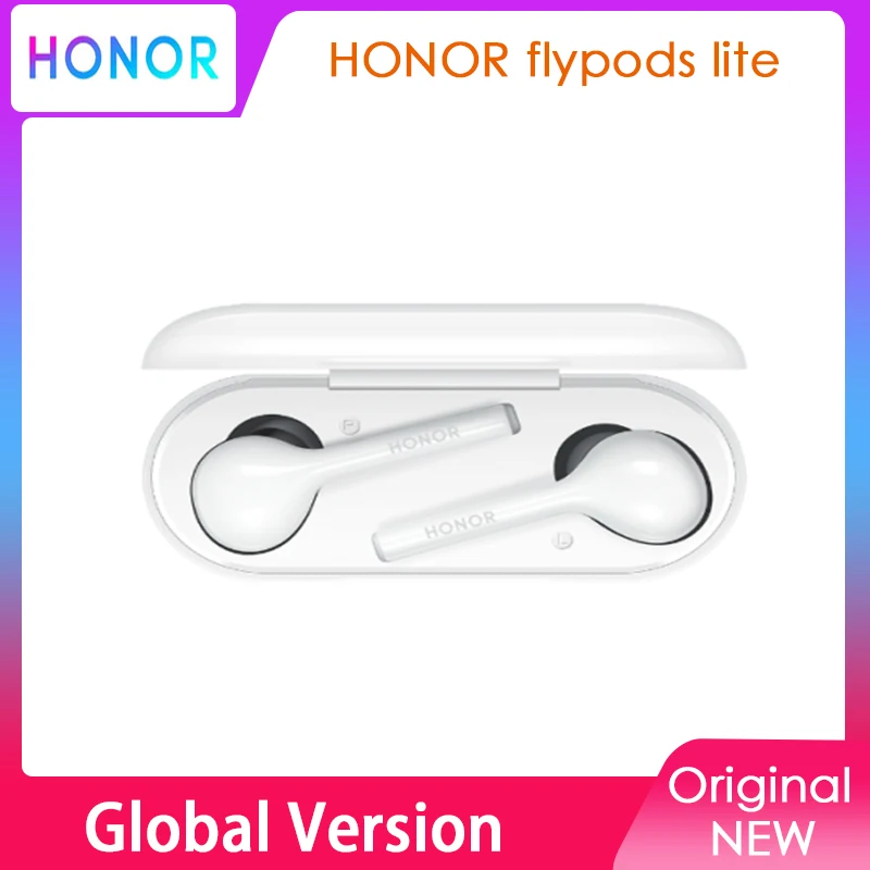 Huawei-auriculares inalámbricos Honor Flypods Lite, cascos intrauditivos con Bluetooth, HI-RES Hi-Fi, resistentes al agua IP54, originales