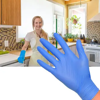 

New Nitrile Gloves Anti-Static Oil-Proof Acid And Alkali Resistant Gloves Home Factory Laboratory Food Baking Gloves