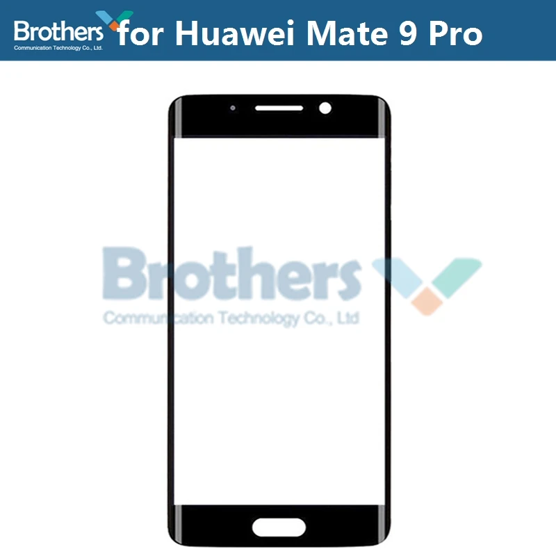 Передняя внешняя стеклянная линза для huawei mate 9 Pro mate 9Pro, сенсорное стекло для mate 9Pro, Передняя ЖК-стеклянная линза для телефона, замена, новинка - Цвет: Black for 9Pro