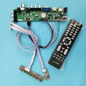 

Kit For LP173WD1-TLC3/LP173WD1-TLC4 WLED VGA LED HDMI digital 1600X900 40pin DVB-T remote Signal controller board TV LVDS USB AV