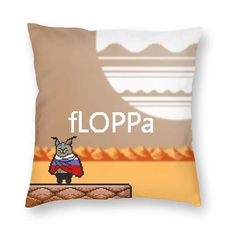 Personalizado da floppa do bebê meme square throw fronha decoração da casa  3d dois lados impressão gato capa de almofada para o sofá - AliExpress