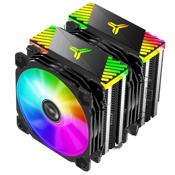 

Jonsbo 2000 CPU Radiator 6 Heat Pipe 12V/5V 4PIN ARGB Silent Dual Fan RGB Radiator Suitable For LGA 775 1155 1156 AM4 AM3