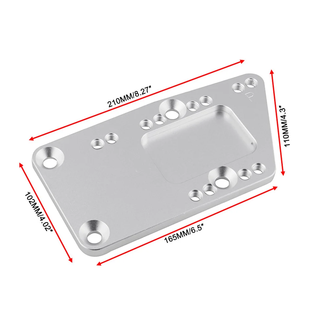 2pcs Adjustable Automobile Swap Engine Mount Bracket LS1 Billet Aluminum