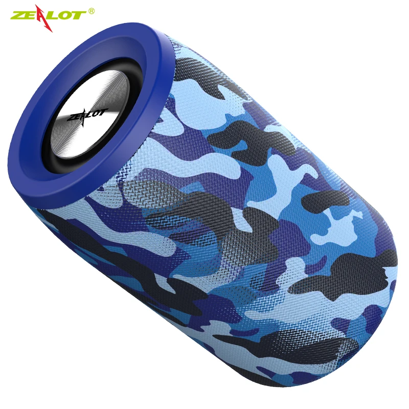 

ZEALOT S32 Bluetooth Speaker Waterproof Portable Outdoor Wireless Mini Column Box Speaker Support TF card FM Stereo Hi-Fi Boxes