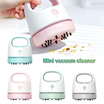 

Hot New Desktop Vacuum Cleaner Handheld USB Rechargeable Small Dust Crumbs Suction Cleaning Mini Vacuum Cleaner Home Tools