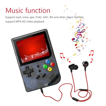 

Retro Portable Mini Handheld Game Console 9 hours battery life Battery 2.8 inches Color LCD Kids Color Game Player Built-in 400