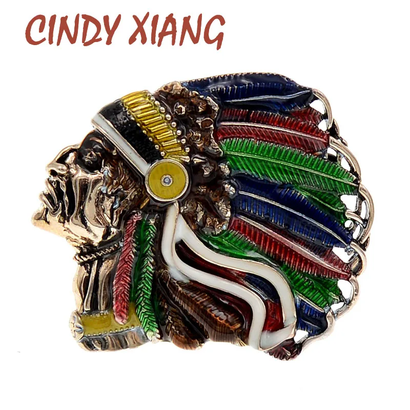 Женская Винтажная брошь CINDY XIANG с перьями высокое качество аксессуары для пальто