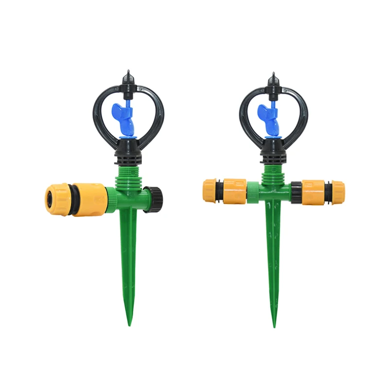 1Pcs Garden Farm Irrigation Sprinkler 360 Degrees Rotary Lawn Sprinklers Gardening Water Watering