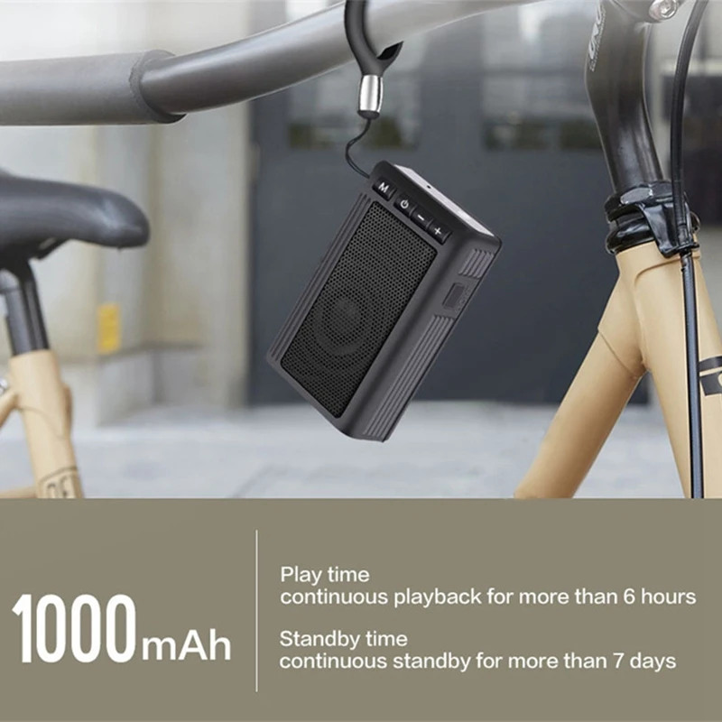 Акция-портативный Ipx6 Водонепроницаемый Bluetooth динамик Gt01 для пожилых людей радио фонарик портативный мини-карта Открытый альпинистский квадрат