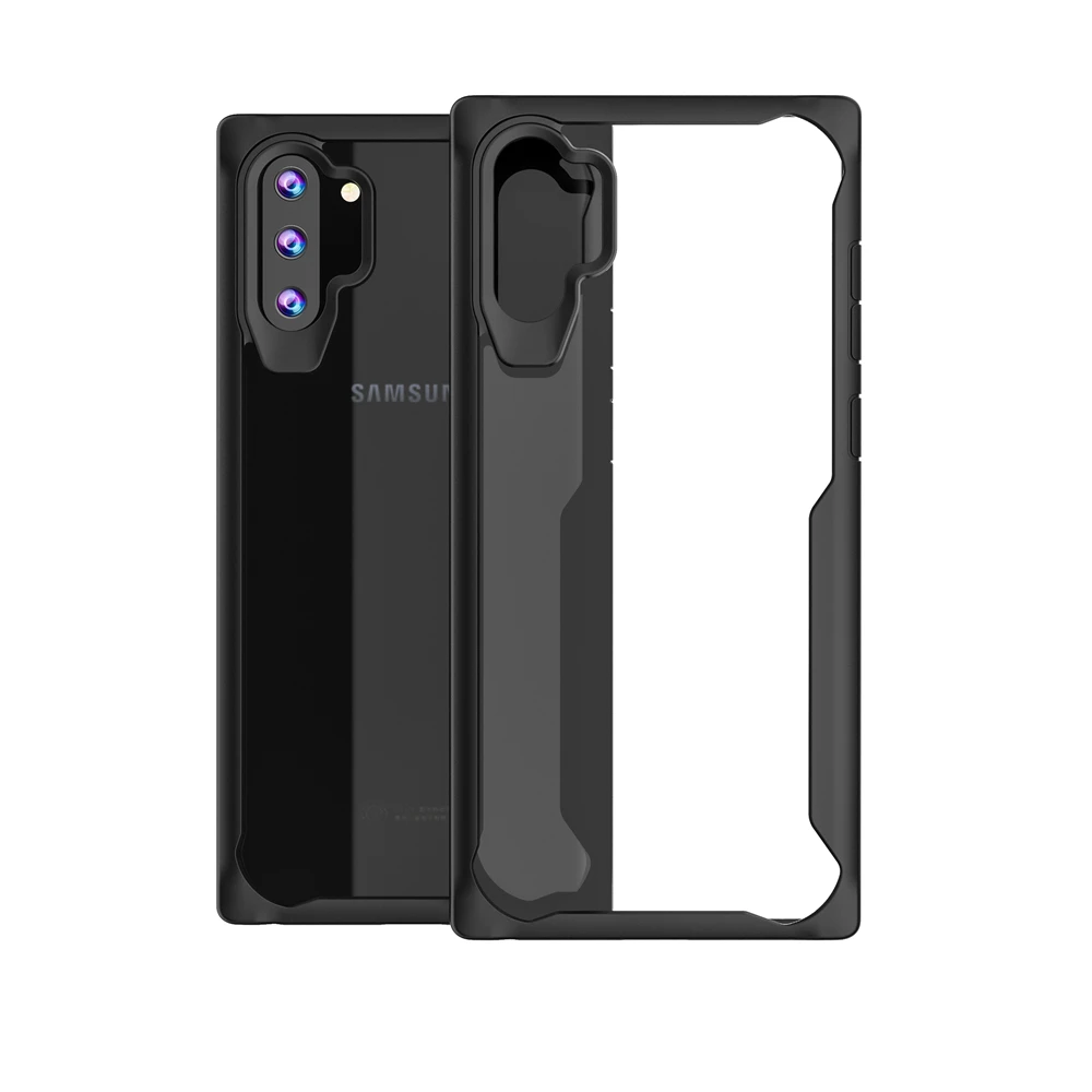 Прочный прозрачный чехол для телефона Samsung Galaxy S10e S10 S9 S8 Plus Note 10 9 8 Crystal Hybrid тонкий