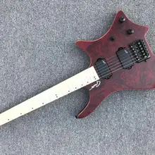 Электрогитара без головки грифа s Профессиональный на заказ whoesale новая электрогитара без головки грифа