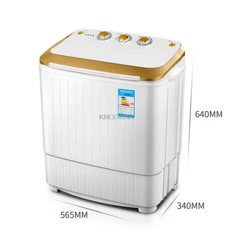 Double Barrel UV Mini Washing Machine UV Stainless Steel Barrel Washing Machine Portable Washer and Dryer