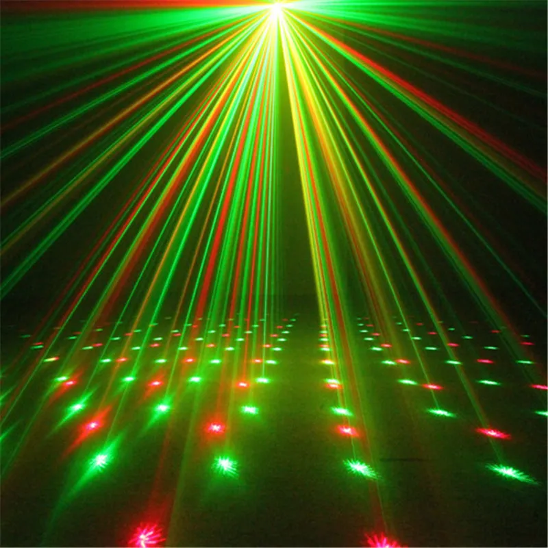 Мини Черный корпус Портативный ИК-пульт дистанционного красный зеленый световой лазерный проектор DJ КТВ домашний Рождественский вечерние Dsico светодиодный освещения сцены I100B