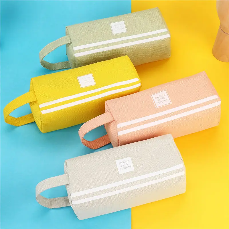 

Zipper School Pencil Case Kawaii Pencilcase Creative Pen Case Box for Girls Cute Big Double Pencil Pouch Bag Stationery Supplies