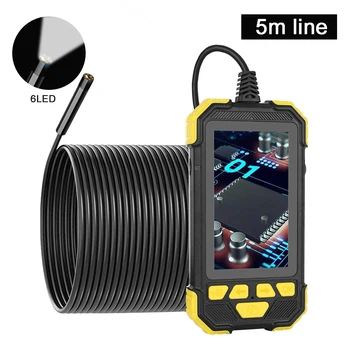 

Flexible 1080P HD 4.3inch IPS Screen Industrial Endoscope Camera Video Borescope Rotatable Waterproof Digital Anti-fall 6LED