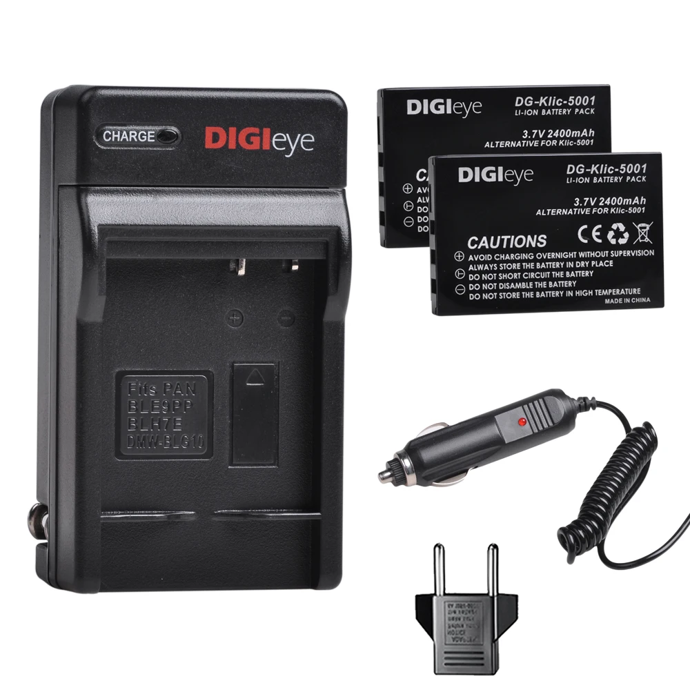 Norifon KLIC-5000 USB Charger for Kodak EasyShare DX6490, DX7440, DX7590, DX7590 Zoom, DX7630, LS420, LS433, LS443, LS633, LS743, LS753, P712, P850, P880, Z730, Z7590 Camera and More